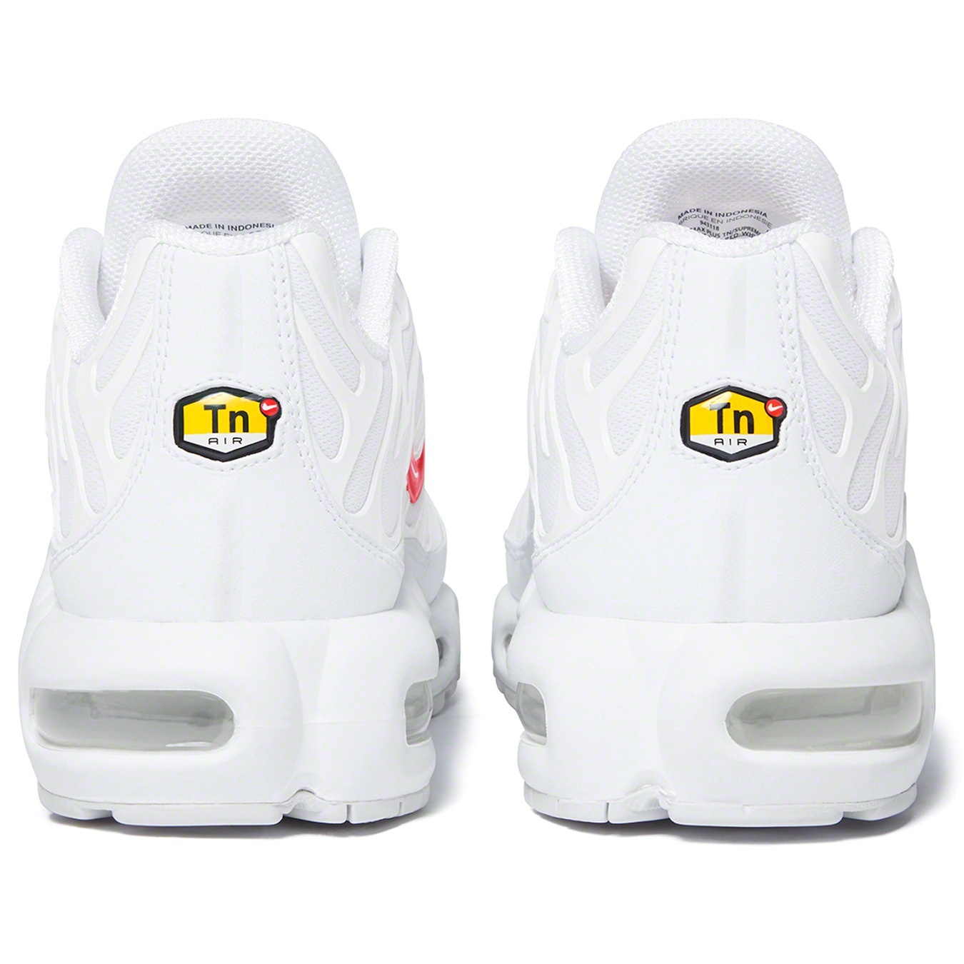 Supreme®/Nike® Air Max Plus (White) view 4
